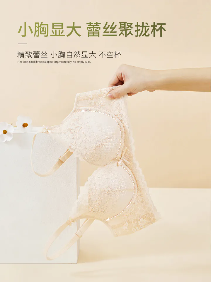 小胸显大蕾丝聚拢文胸 860